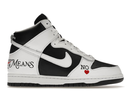 Nike SB Dunk High Supreme By Any Means Black - authentic Nike sneakers
