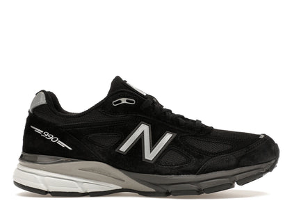 New Balance 990v4 MiUSA Black Silver - authentic New Balance sneakers