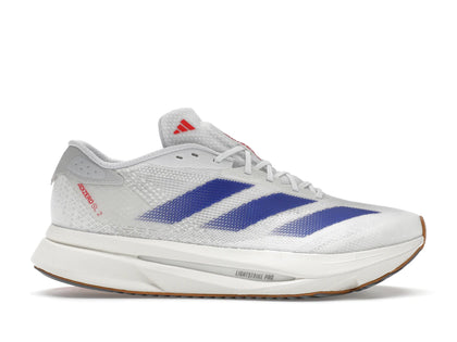adidas Adizero SL 2 Cloud White Royal Blue Pure Ruby - authentic adidas sneakers