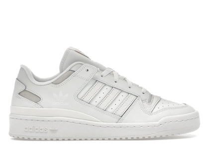 adidas Forum Low CL Core White Cloud White Grey - authentic adidas sneakers