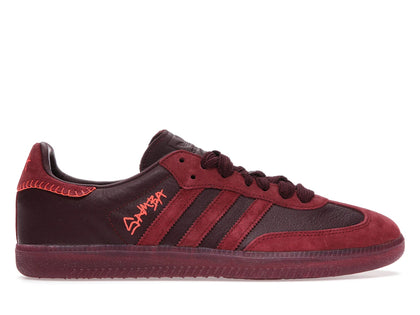 adidas Samba Jonah Hill Burgundy - authentic adidas sneakers