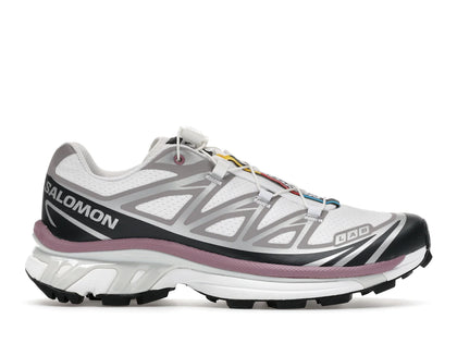 Salomon XT-6 White Black Dusky Orchid - authentic Salomon sneakers