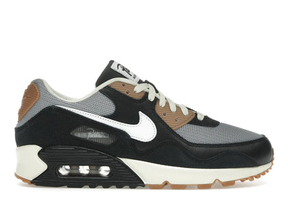 Nike Air Max 90 SP Patta Waves Black Particle Grey - authentic Nike sneakers