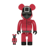 Bearbrick x Squid Game Guard (Square) 100% & 400% Set