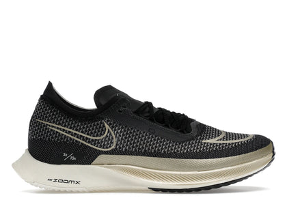 Nike Streakfly Black Metallic Gold Grain - authentic Nike sneakers
