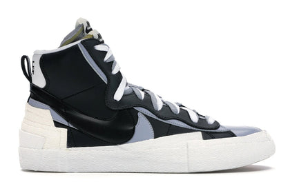 Nike Blazer Mid sacai Black Grey - authentic Nike sneakers