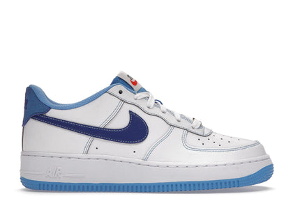Nike Air Force 1 Low S50 White University Blue (GS) - authentic Nike sneakers