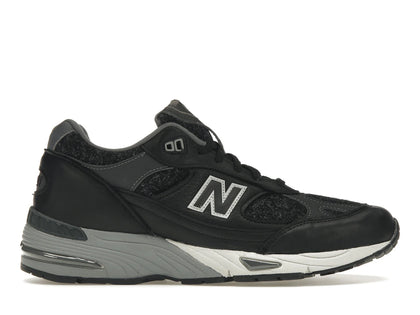 New Balance 991 MiUK Black Magnet Smoked Pearl - authentic New Balance sneakers