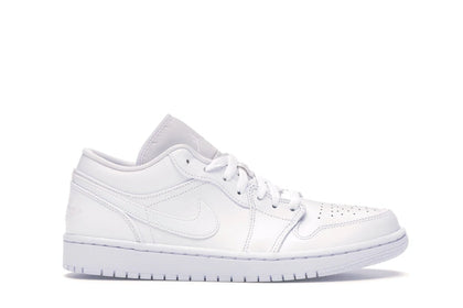 Jordan 1 Low Triple White Fog Grey - authentic Jordan sneakers