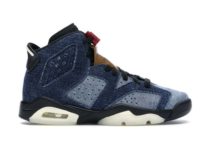 Jordan 6 Retro Washed Denim (GS) - authentic Jordan sneakers