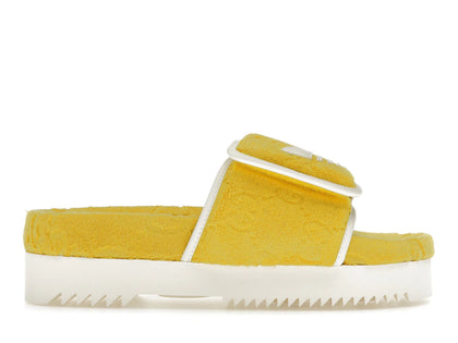 adidas x Gucci GG Platform Sandal Yellow (Women's) - authentic Gucci sneakers