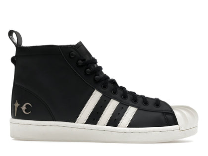adidas Superstar Boot Thug Club Black White - authentic adidas sneakers