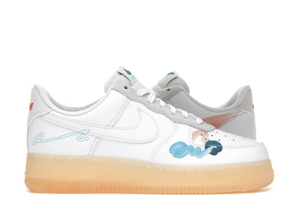 Nike Air Force 1 Flyleather Mayumi Yamase White - authentic Nike sneakers