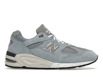 New Balance 990v2 Kith Storm Blue - authentic New Balance sneakers