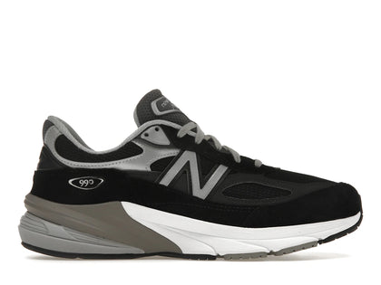 New Balance 990v6 MiUSA Black Grey White - authentic New Balance sneakers