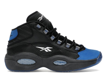 Reebok Question Mid Black and Blue - authentic Reebok sneakers