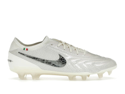 Nike Tiempo Legend 10 Elite Luxe FG Montebelluna Leather White Snakeskin - authentic Nike sneakers