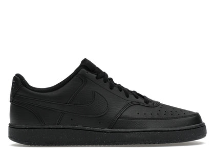 Nike Court Vision Low Next Nature Triple Black - authentic Nike sneakers