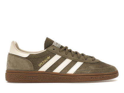adidas Handball Spezial Olive Strata Cream White - authentic adidas sneakers