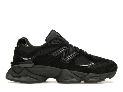 New Balance 9060 Triple Black Patent - authentic New Balance sneakers