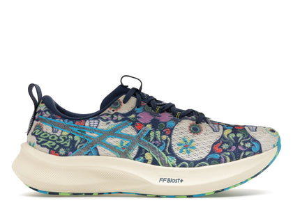 ASICS Noosa Tri 16 Limited Edition Midnight Blue Lime Burst - authentic ASICS sneakers