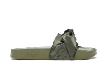 Puma Bow Slide Rihanna Fenty Olive (Women's) - authentic Puma sneakers