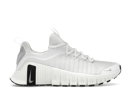 Nike Free Metcon 6 Premium Summit White Sail Black Metallic Silver (Women's) - authentic Nike sneakers