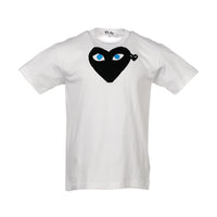Comme des Garcons Play Black Heart Blue Eyes T-shirt White
