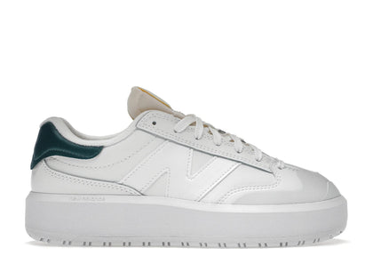 New Balance CT302 White Vintage Teal Maize - authentic New Balance sneakers