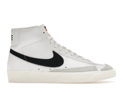 Nike Blazer Mid 77 Vintage White Black - authentic Nike sneakers