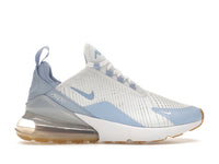 Nike Air Max 270 White Blue Tint Gum Light Brown Aluminum (Women's)