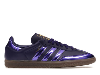 adidas Samba OG Collegiate Purple Rush Gold (Women's) - authentic adidas sneakers