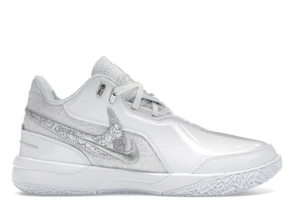 Nike Zoom LeBron NXXT Gen AMPD White Silver - authentic Nike sneakers