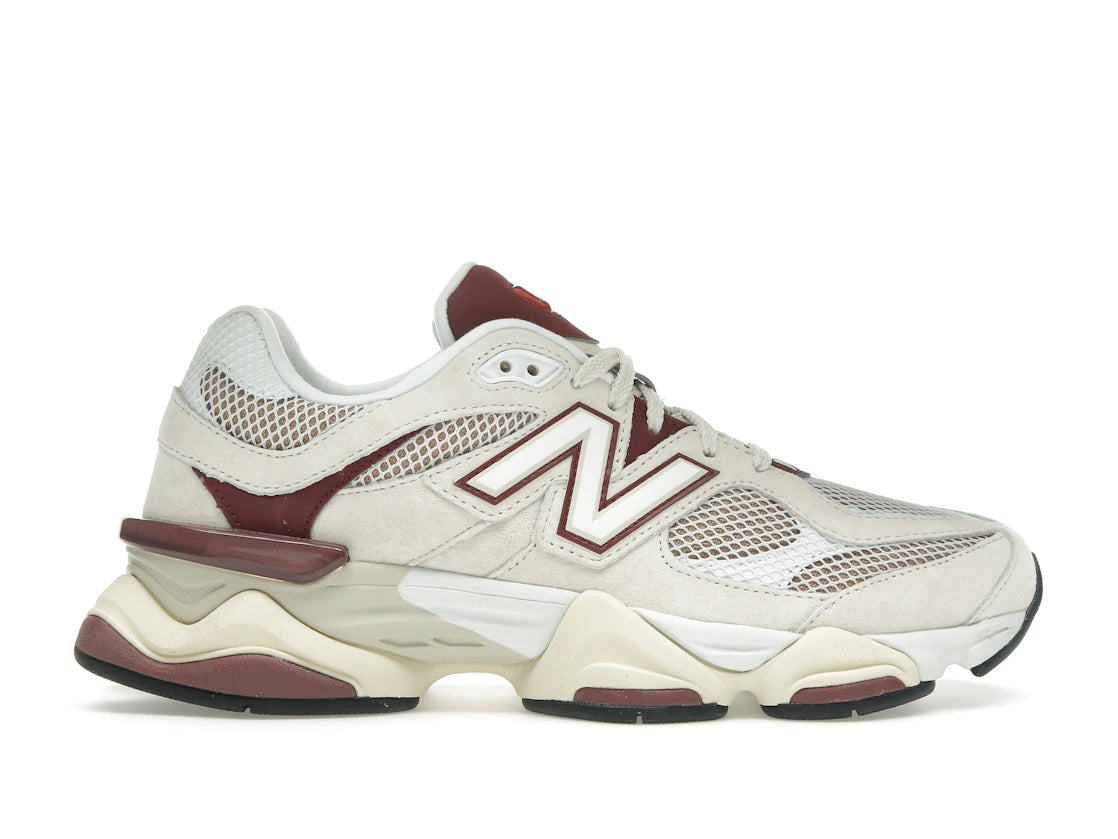 New Balance 9060 Leinen Burgunderrot