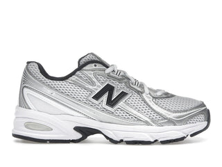 New Balance 740 White Silver Metallic Navy - authentic New Balance sneakers