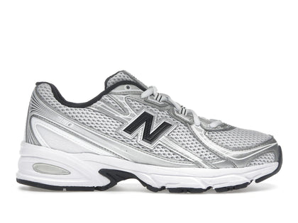 New Balance 740 White Silver Metallic Navy - authentic New Balance sneakers