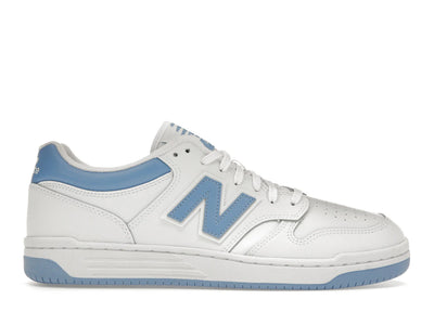 New Balance 480 UNC White Team Carolina Light Aluminum