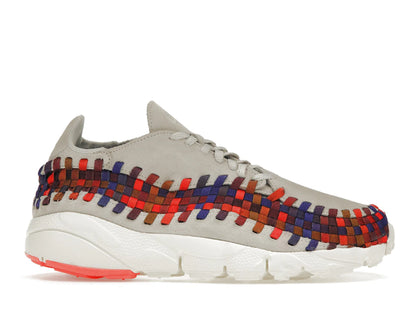 Nike Air Footscape Woven Light Bone Rainbow - authentic Nike sneakers