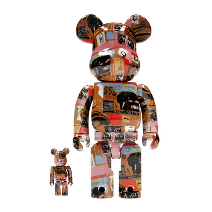 Bearbrick Andy Warhol x JEAN-MICHEL BASQUIAT #2 100% & 400% Set - authentic Bearbrick product