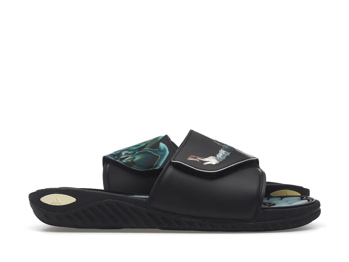 adidas Reptossage Hook-And-Loop Slides Yu-Gi-Oh! Blue Eyes White Dragon