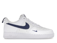 Nike Air Force 1 Low '07 LV8 Carbon Fiber Swoosh White Midnight Navy