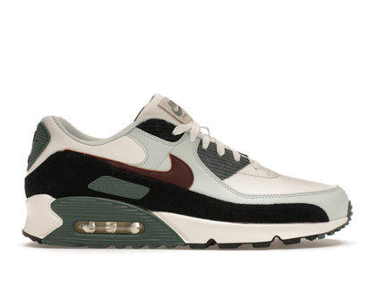 Nike Air Max 90 Burgundy Crush Vintage Green - authentic Nike sneakers