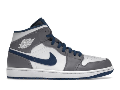 Jordan 1 Mid True Blue - authentic Jordan sneakers