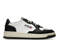 Autry Medalist Leather Low Black White