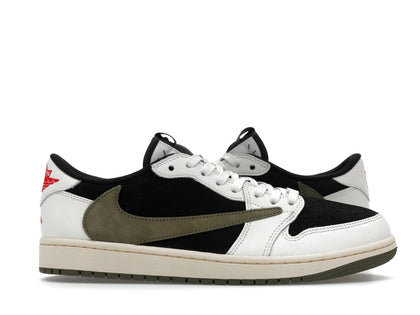 Jordan 1 Retro Low OG SP Travis Scott Olive (Friends and Family) (Women's) - authentic Jordan sneakers