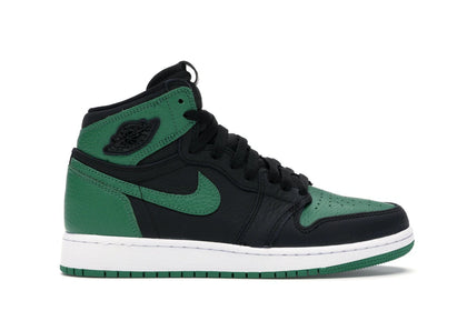 Jordan 1 Retro High Pine Green Black (GS) - authentic Jordan sneakers