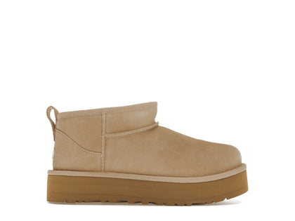UGG Classic Ultra Mini Platform Boot Sand (Kids) - authentic UGG sneakers
