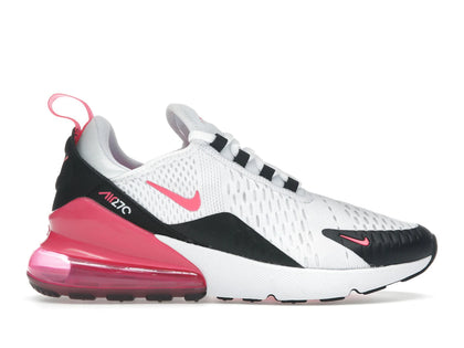 Nike Air Max 270 White Black Hyper Pink (Women's) - authentic Nike sneakers
