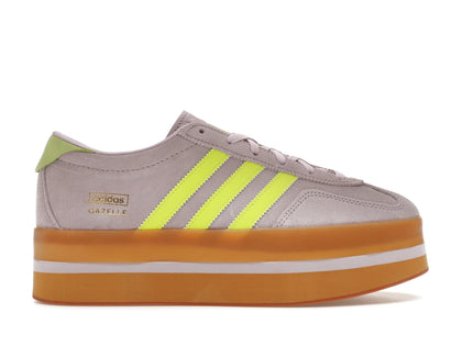 adidas Gazelle Stack Ice Lavender Solar Yellow Gum (Women's) - authentic adidas sneakers