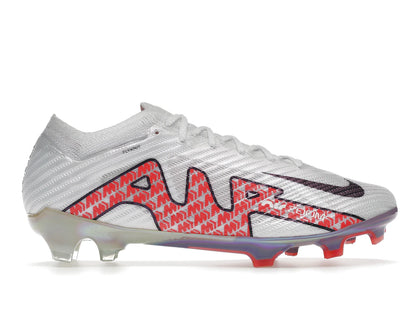 Nike Zoom Mercurial Vapor 15 Elite FG White Bright Crimson - authentic Nike sneakers
